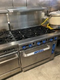 Imperial 6 Burner Gas Range w/CONVECTION Oven below & Overshelf