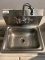 S.S Wall Mount Sink w/Faucet
