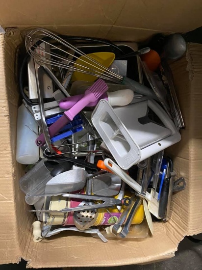 Lot of Cooking Utensils, Misc Items