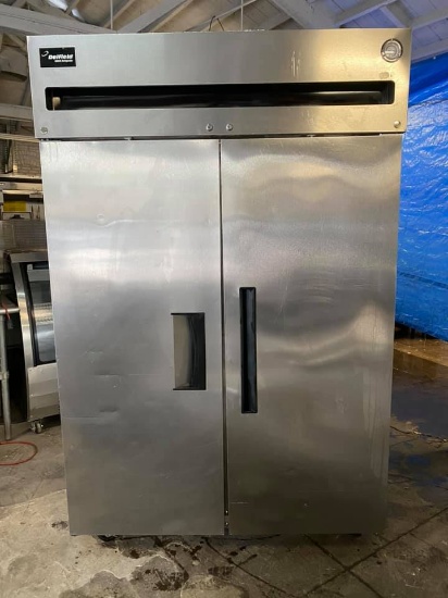 Delfield 2 Door Reach in Refrigerator