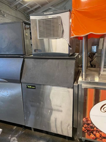 Scotsman C0522SA-1 22" Prodigy Plus® Half Cube Ice Machine Head - 475 lb/day, Air Cooled, 115v w/Bin