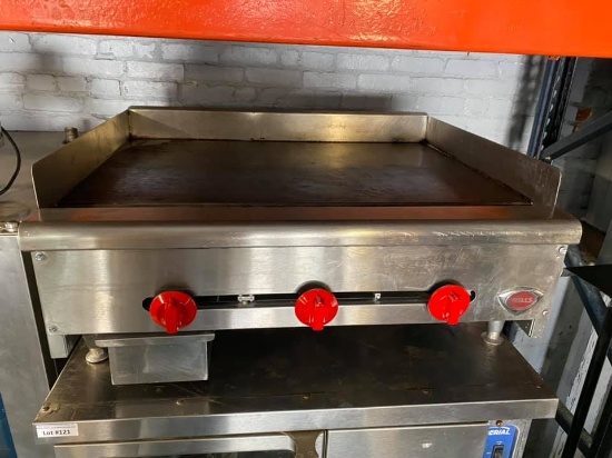 Wells 36" Countertop Gas Griddle 1" Thick Plate