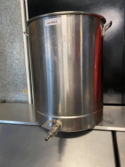 14 Gallon Stainless Steel Stock Pot w/Faucet