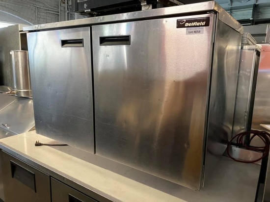 Delfield UC4048P 48" 2 Door Undercounter Refrigerator