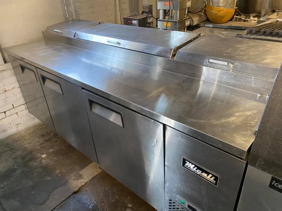 Migali 93" Pizza Prep Table, Model C-PP93-HC