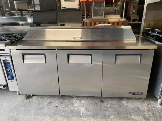 True 72" Sandwich Prep Table, Model TSSU-72-18