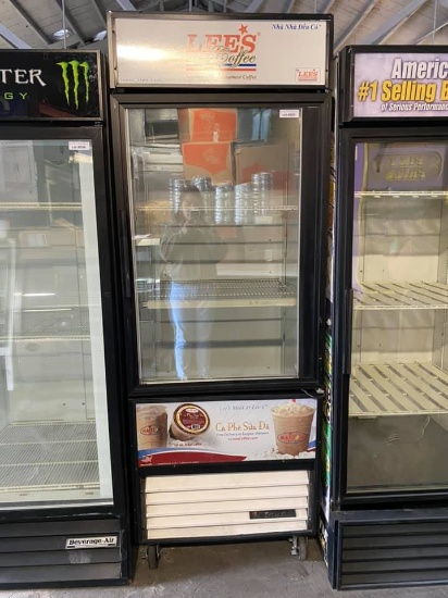 True Single Glass Door Refrigerator, Merchandiser