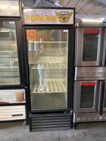 True Single Glass Door Refrigerator, Merchandiser