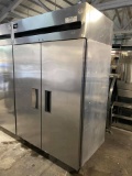 Delfield 2 Door Reach in Refrigerator