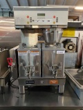 Bunn Dual SH DBC Coffee Brewer w/ (2) 1.5 Gallon Servers & Side Faucet