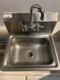 S.S Wall Mount Sink w/Faucet