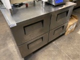 True 4 Drawer Worktop Refrigerator, Model TUC-48D-4-HC