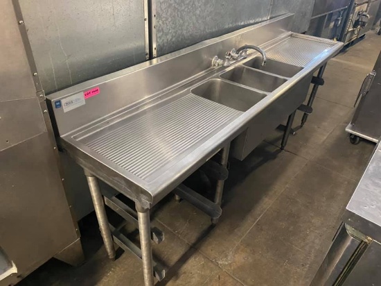 NES 3 Compartment Bark Sink