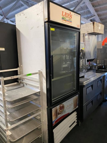 True Single Glass Door Merchandiser