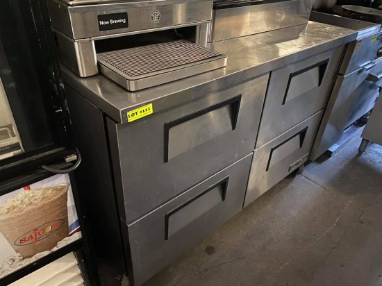 True 4 Drawer Worktop Refrigerator