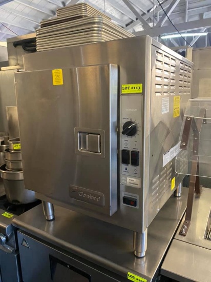 Cleveland 21CET16 SteamCraft Ultra 5 Pan Electric Countertop Steamer - 208V, 3 Phase