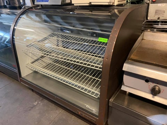 True 48” Curved Glass Bakery Display Case