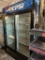 True 2 Sliding Glass Door Merchandiser/ Refrigerator