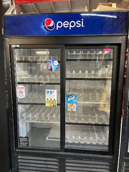 QBD 2 Sliding Glass Door Merchandiser/ Refrigerator