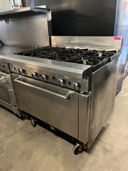Stratus 6 Burner Range w/Oven Below (Gas)