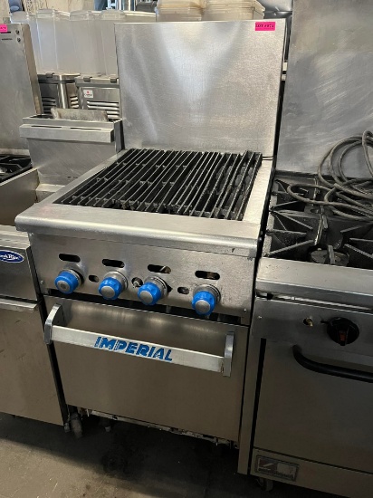 Imperial 24” Charbroiler w/Oven Below (Gas)