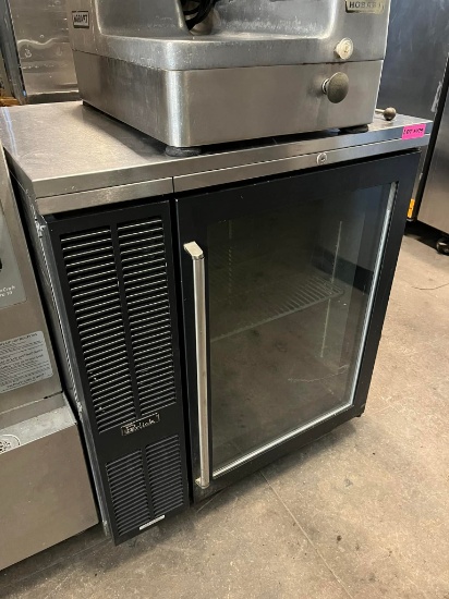 Perlick 32” Glass Door Back Bar Refrigerated Worktop