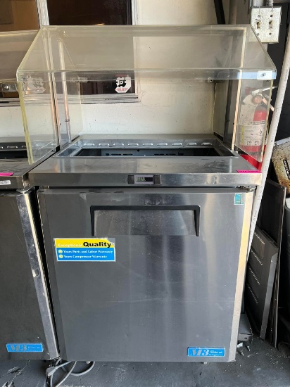 Turbo Air 28” Salsa Prep Station w/Sneeze Guard