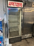 True Single Glass Door Merchandiser/ Refrigerator