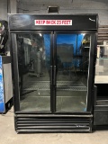 True 2 Glass Door Merchandiser/ Refrigerator