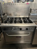 Tri-Star 6 Burner Range w/Oven Below (Gas)