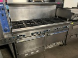 US Range 10 Burner Range w/2 Ovens Below (Gas)