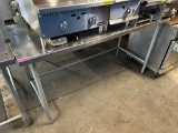 6FT All S.S Open base heavy Duty Bakery Table