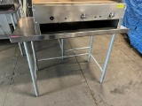 4FT All S.S Open base heavy Duty Bakery Table