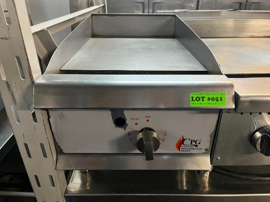 CPG 12” Counrertop Gas Griddle