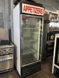 True Single Glass Door Merchandiser/ Refrigerator