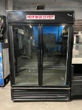True 2 Glass Door Merchandiser/ Refrigerator