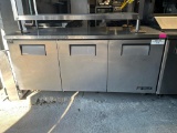 True 72” Worktop Refrigerator