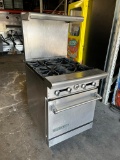 American Range 4 Gas Burner w/Oven below