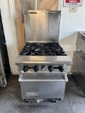 American Range 4 Burner Gas Range w/Oven Below