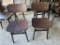 Brown Wooden Dinning Chairs