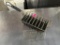 8-Slot Nickel-Plated Steel Taco Fry Basket