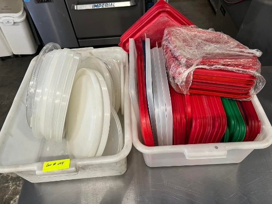 Misc Size Plastic Lids