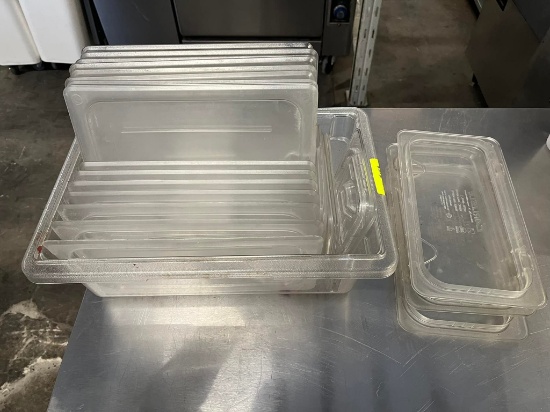Lot of Plastic Lids, Various Sizes