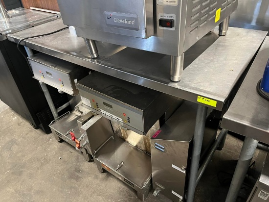 60” in. x 30” in. Bakery Worktable w/Open Base