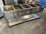 Servite 5 Compartment Electric Dry Heating Steam Table