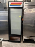 True Single Glass Door Merchandiser Refrigerator