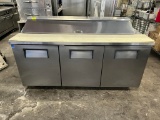 True 72” Sandwich Prep Table