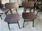 Brown Wooden Dinning Chairs