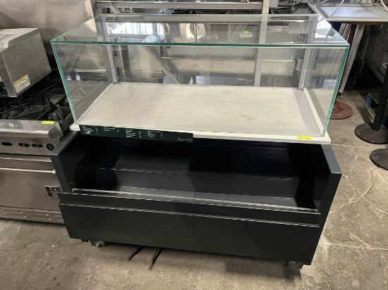 Structural Concepts 54 1/4” (W) x 34” (D) x 52 1/2 (H) Display Case w/Refrigerated Grab and Go