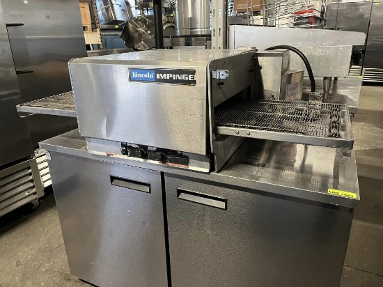 Lincoln Impinger Countertop (CTI) Single Conveyor Pizza Electric Oven Model 1301 220V. 1PH.